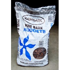 Pine Bark Mulch - Large Nugget - 2 Cubic Feet